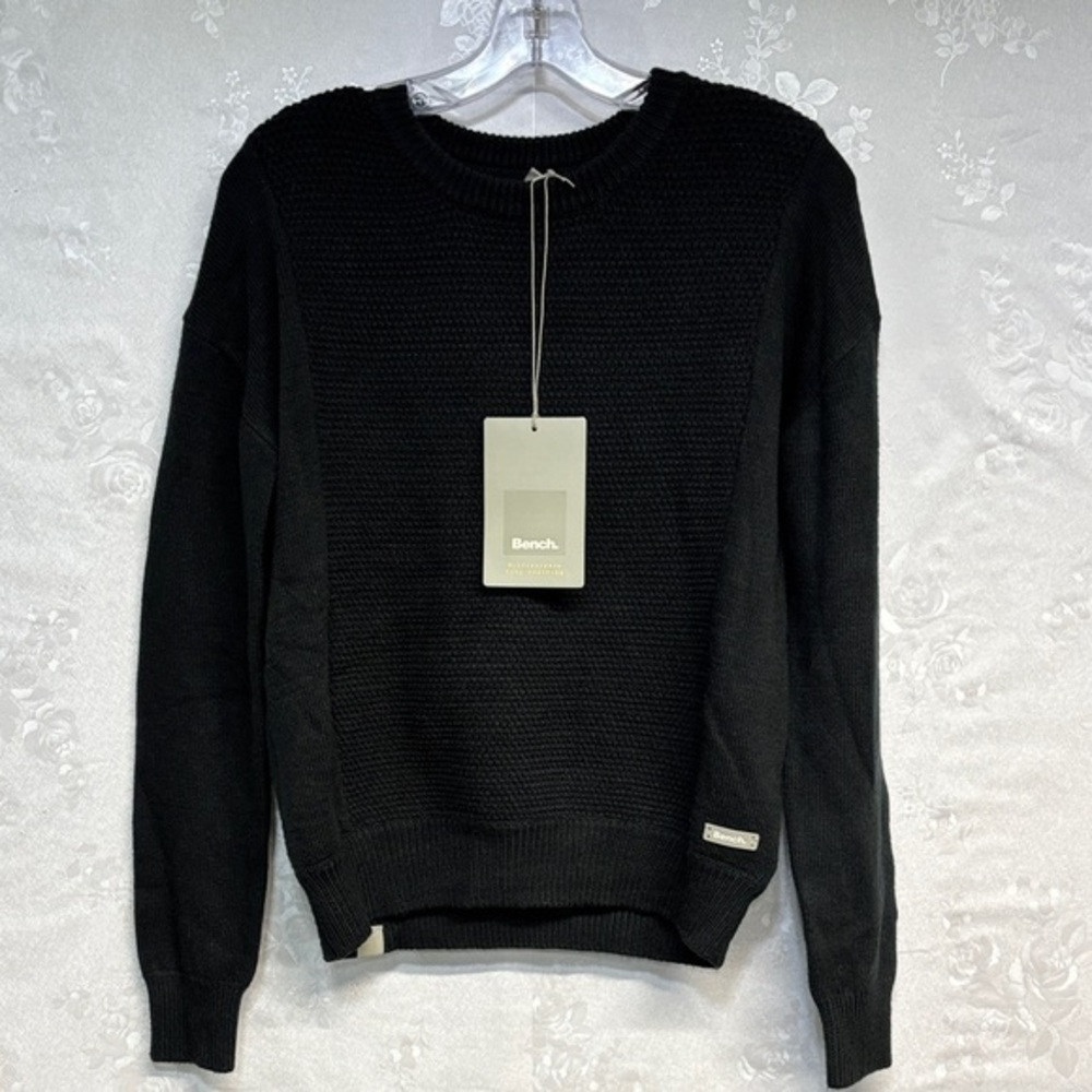 Bench  Black knitted long sleeve Pullover sweater size small